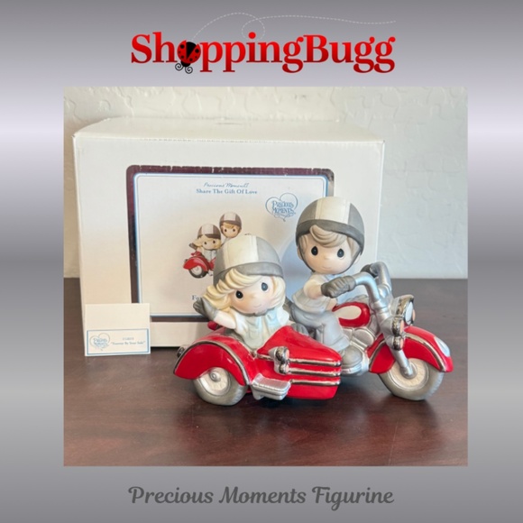 Precious Moments Forever By Your Side Porcelain Bisque Figurine 152015 (SB1444) - Picture 1 of 16